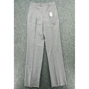 Zanella Bennett/Bis Pants Size 30 Made In Italy 100% Wool Houndstooth Luxury Dre